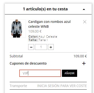 Cómo canjear cupón